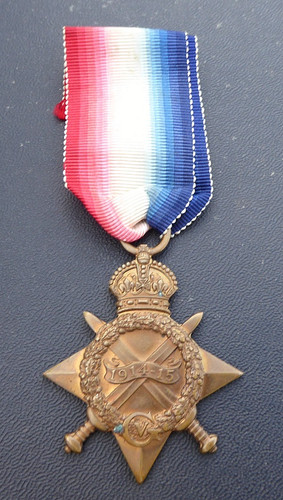 Ww1 1914 star medal - ww1,
