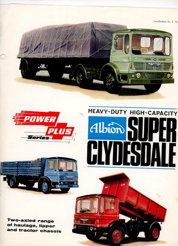 Albion super clydesdale lorry - albion,