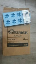 abandoned storage, house clearance job lot 12 X HASHTAG ICE Silicone Ice Cube