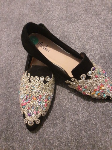 Membur black suede shoes with