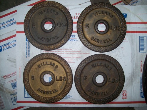 Vtg billard barbell 5s - 4,