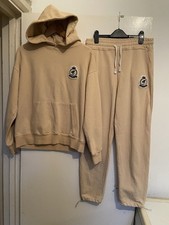 Benjart ladies Tracksuit Set, 100% cotton Hoodie Sweatshirt And Pants Size Small