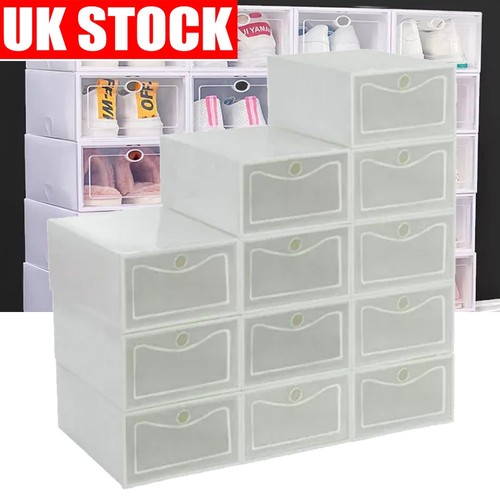 12x white plastic - white, storage