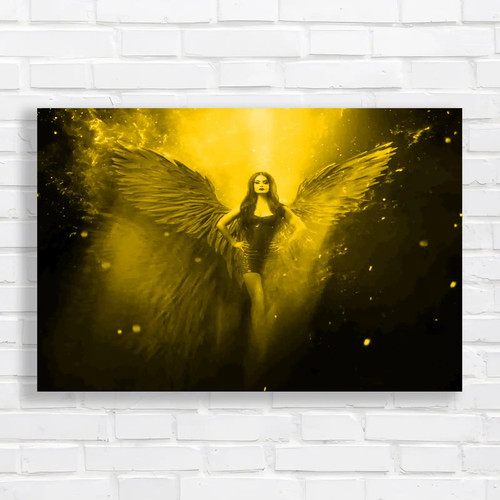 Fierce fallen angel with - angel,