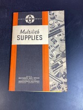 1950 Multilith Printing