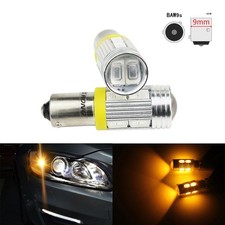 Pair HY21W BAW9s LED Side Light Indicator Reverse Daytime Running Light Bulbs 4W