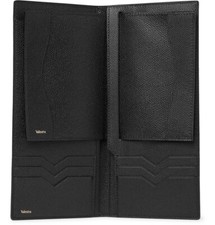 Valextra Travel Wallet Black