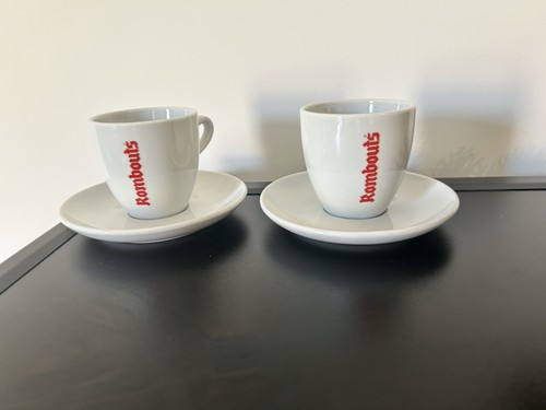 Rombouts coffee cups saucers - coffee,