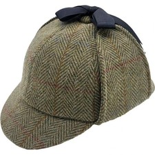 Unisex Tweed Deerstalker Hat