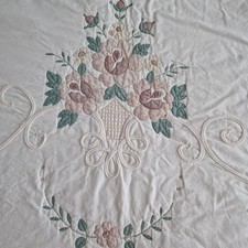Vintage Floral Appliqued