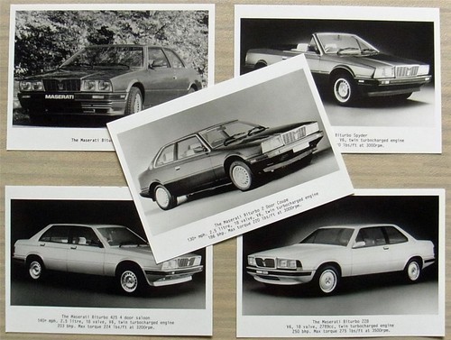 Maserati biturbo press - press, media