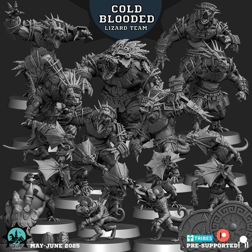 Lizardmen cold blooded fantasy - cold,
