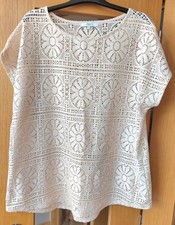 Ladies  Next Cream Sleeveless