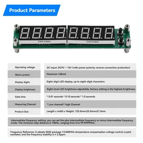 01mhz1200mhz frequency counter - frequency,