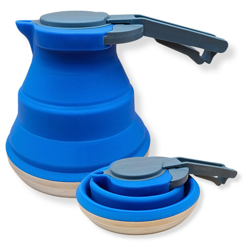 Collapsible camping kettle - collapsible,