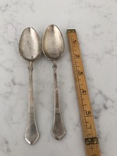 Two Tea Spoon Vintage Silver