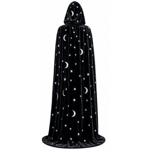 Halloween velvet hooded cloak - halloween,