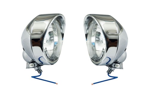 Chrome visor spotlights - chrome,