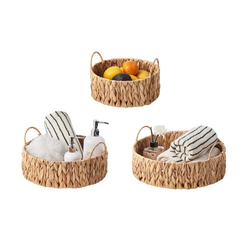 Round water hyacinth woven - water,