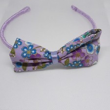 Headband Japanese Gilding fabric bow  bobble