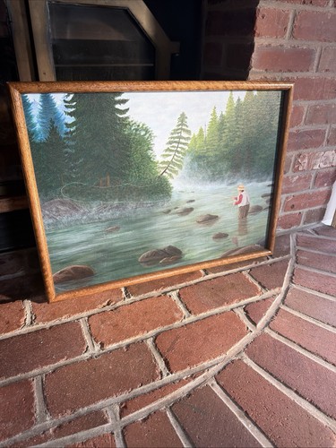 Framed original painting - original,