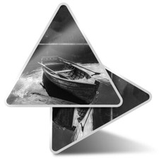 2 x Triangle Stickers  7.5cm -