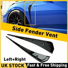 Gloss Black Side Air Flow Fender Wing Vent Trim Cover For Bmw X3 M G01 2018-Up