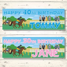 2 PERSONALISED HORSE RACING