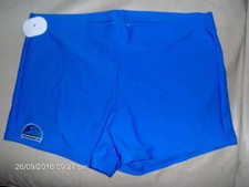 MEN SWIM TRUNKS BLUE OR BLACK  - SIZES W29/30" - W38-39" INCHES NO LOGO