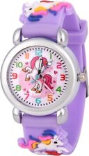 Girls 3D Unicorn Watch Silicone Watch Toddler Wrist For Child 4 Colours