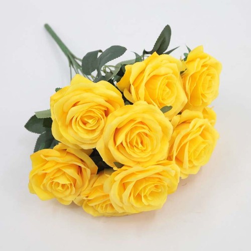 Heads silk rose artificial - heads,