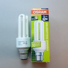 Osram Energy Saving Lightbulb 75w 2700k Warm,  220-240V 769Lumen  SINGLE BULB