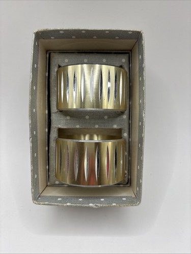 Vintage 1970s napkin rings - vintage,