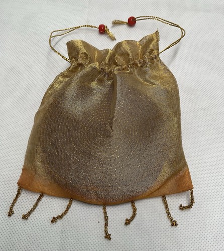 Gold beaded round coasters - round,