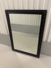 Black Framed Gothic Style Mirror Large