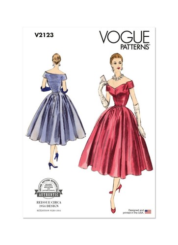 Vogue sewing pattern v2123 - vogue,