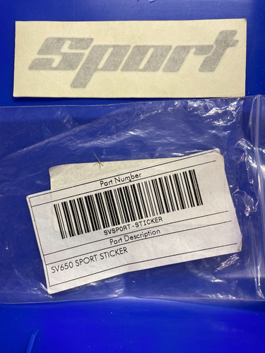 Suzuki sv650 sport sticker - sv650, "sport"