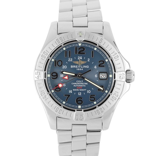 Breitling colt gmt stainless - colt,