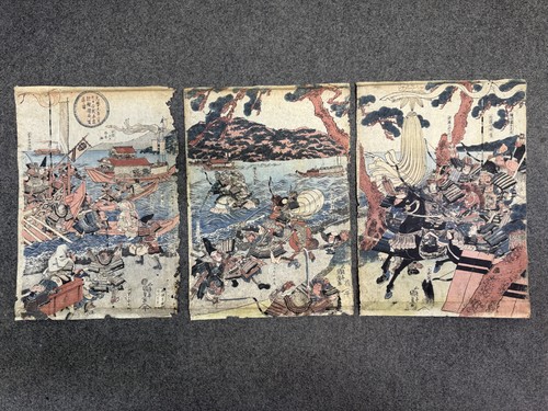Y10860 woodblock print - woodblock,
