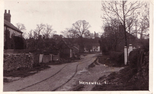Rppc hemswell village - rppc,