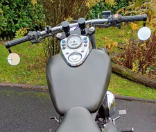 Black CNC Aluminium Bar End