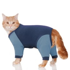 Hairless Cat Sweater Jumpsuit Winter Warm Pyjamas Sphynx Cat Kitten - XSmall