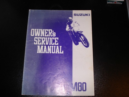 Suzuki 1991 rm80 owner - suzuki,