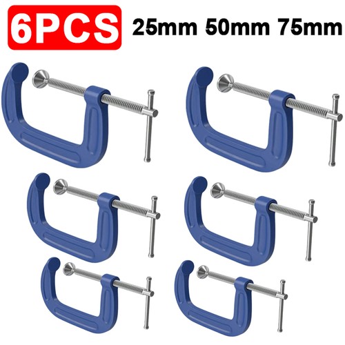 6pc piece clamp - clamp, set