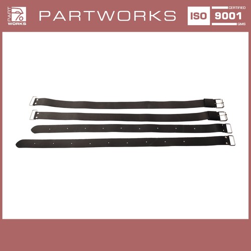 Leather strap luggage - leather, for