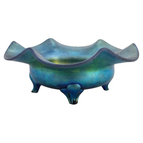Arts crafts steuben blue - crafts,