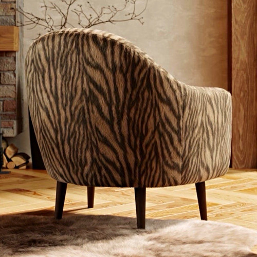 Kaspar zebra print faux - print, fur
