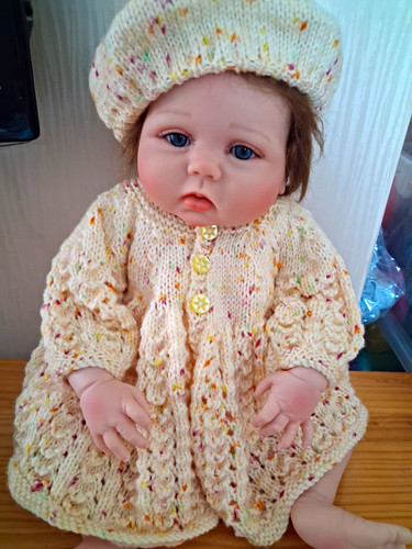 Handmade knitted wool doll - knitted,