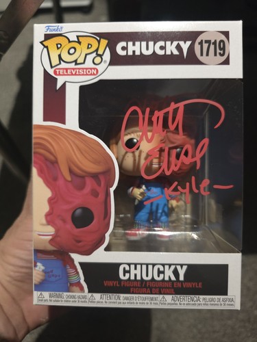 Signed chucky funko - chucky, and