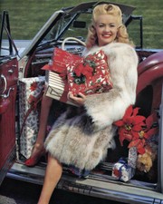 Betty Grable fur coat in